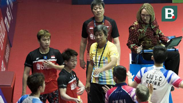 Kevin Sanjaya Emosi di Indonesia Open 2019