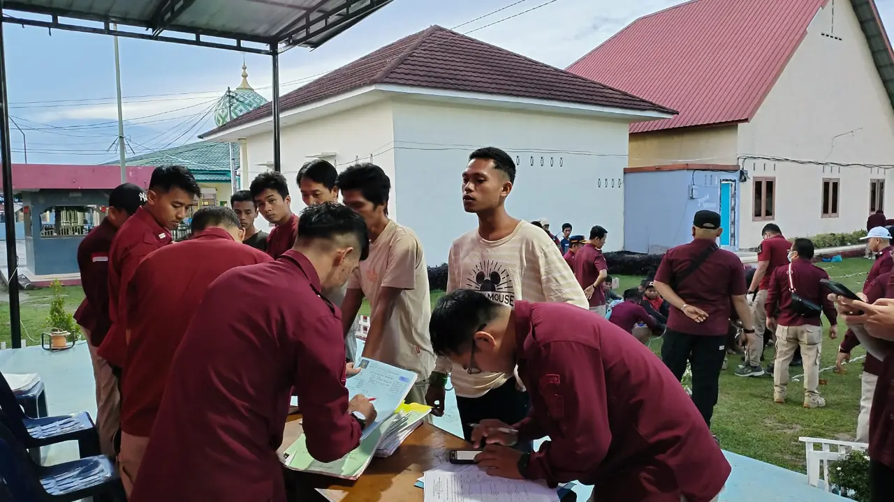 Pemindahan narapidana di Lapas Kelas IIA Pematangsiantar.