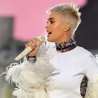 Katy Perry, ikut meramaikan konser amal One Love Manchester pada Minggu (4/6/2017) lalu. Memberikan penampilan yang maksimal, nampaknya Katy berhasil membuat para penonton menjadi terhibur. (AFP/Bintang.com)