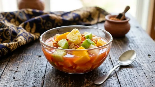 Resep Asinan Buah Tanpa Cuka/AI Generated