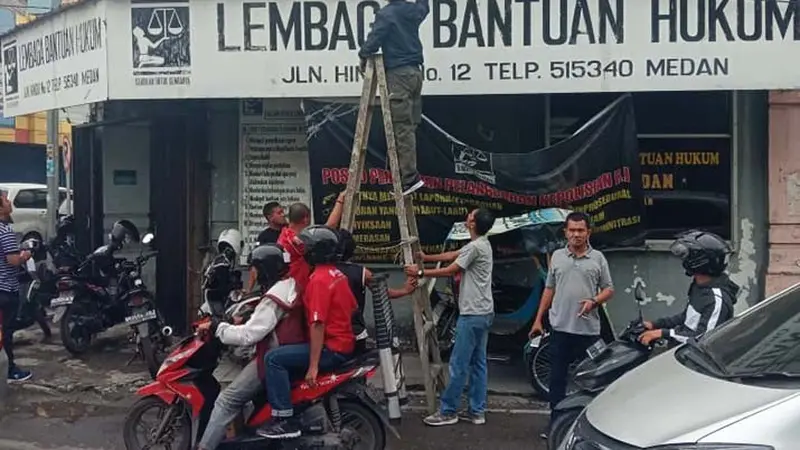 Kantor LBH Medan/Reza Efendi