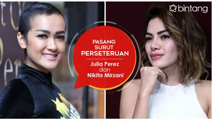 [Bintang] Julia Perez dan Nikita Mirzani