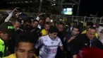 Dalam pertandingan amal bertajuk Match For Peace, yang secara harfiah berarti ‘Pertandingan untuk Kedamaian’, sikap yang sebaliknya malah ditunjukkan legenda sepakbola dunia, Diego Maradona, yang menyimpang dari judul pertandingan tersebut.