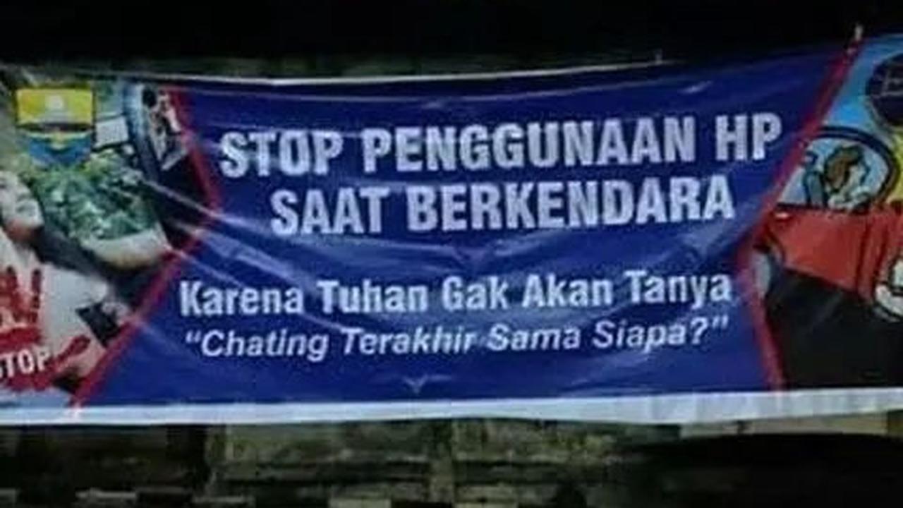 Mohon untuk tidak menggunakan HP saat sedang mengemudi