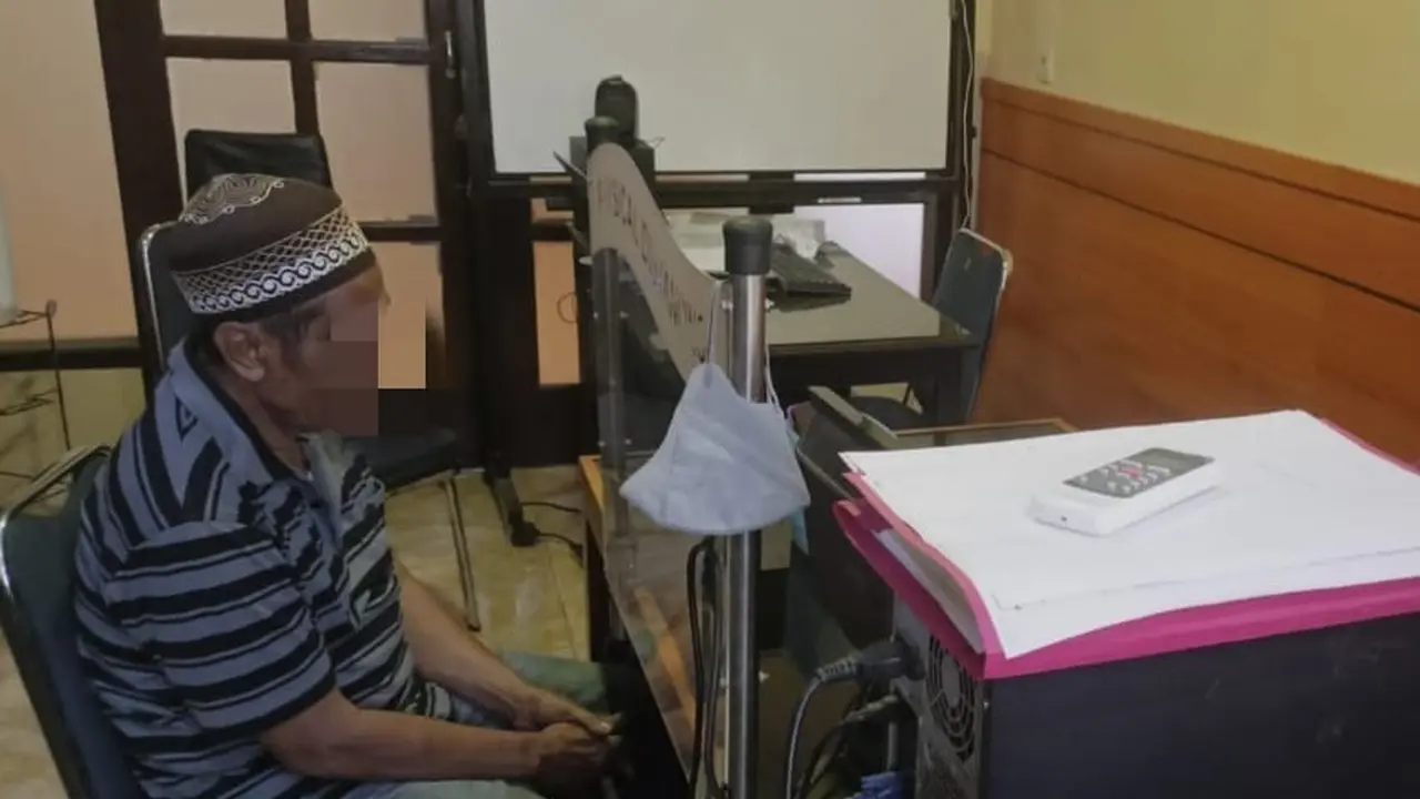 MS, dukun pesugihan yang gagal menggandakan uang (Liputan6.com)