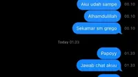 Isi Pesan Terakhir Pitha Haningtyas Mentari ke Syabda Perkasa Belawa: Jawab Chat Aku, Sadaaa (Instagram/Pitha Haningtyas Mentari)