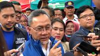 Menteri Perdagangan Zulkifli Hasan (Mendag Zulhas) usai membuka pasar murah Bazar ramadhan di Kebayoran Baru, Jakarta Selatan, Selasa (4/4/2023).
&nbsp;