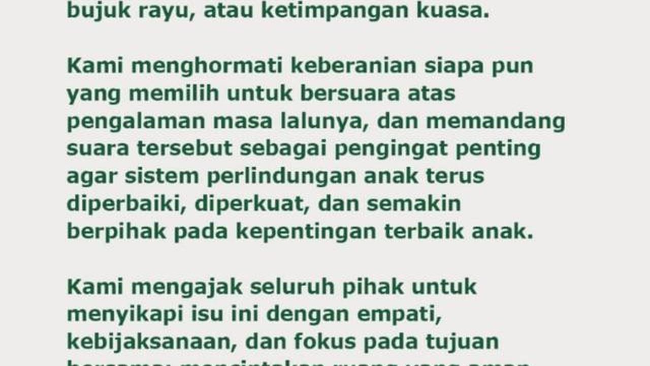 Kak Seto Kecam Praktik Child Grooming, Setelah Buku Broken Strings Aurelie Moeremans Viral