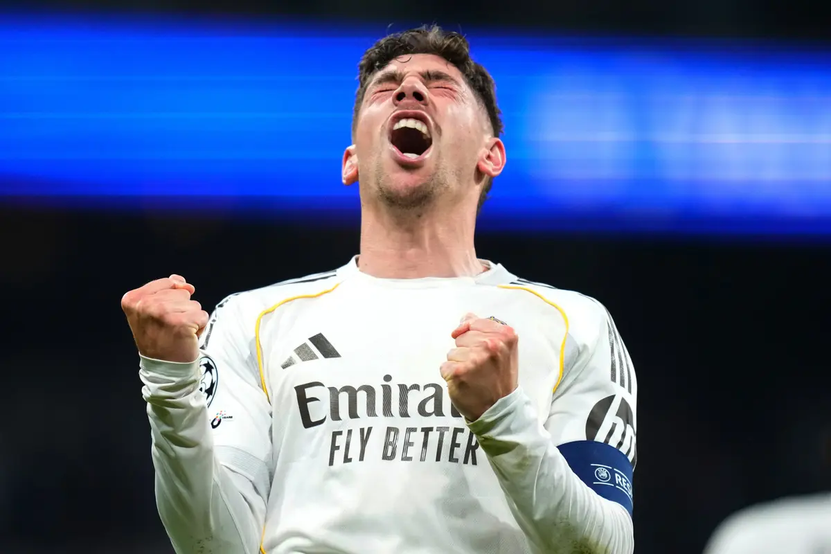 Foto: Valverde Mode Gacor, Real Madrid Pecundangi Manchester City di Liga Champions