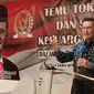 Wakil Ketua MPR Fadel Muhammad saat acara 'emu Tokoh Nasional Dan Silaturahim Keluarga Besar Lamahu dalam rangka Sosialisasi Empat Pilar MPR RI kerjasama MPR dengan Masyarakat Ekonomi Indonesia di Ballroom Hotel Harris, Tebet, Jakarta, Rabu (25/11/2020).