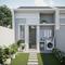 Contoh Rumah Kecil Type 30 dengan Taman Belakang dan Sudut Laundry yang Rapi (Foto: AI)