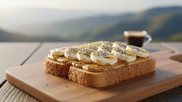 Roti Panggang Selai Kacang Pisang/Gemini AI