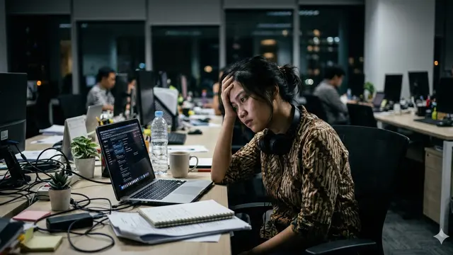 Tanda Kamu Belum Siap Resign (Foto: Gemini AI)