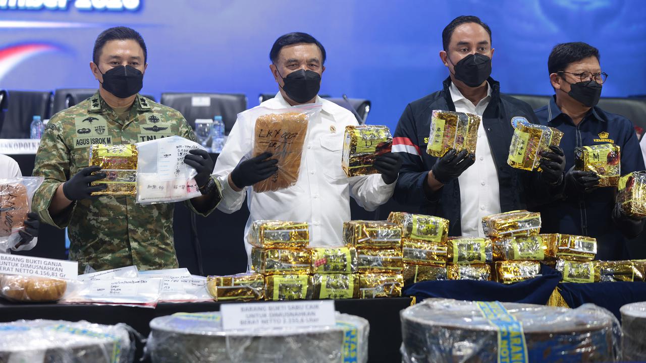 BNN Musnahkan Barang Bukti Narkotika 2 Ton Sabu Cair