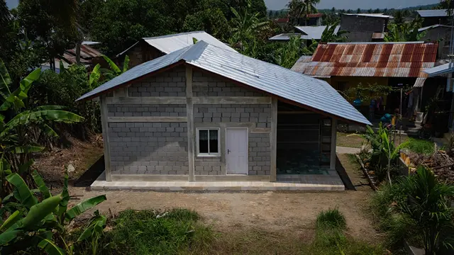 Desain Rumah Sederhana Rp50 Jutaan di Lahan 6x10 Meter dengan Dinding Batako/ Ilustrasi gambar AI
