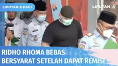 Setelah 16 bulan menjalani masa hukuman, Musisi Ridho Rhoma Senin (02/05) sore dibebaskan dari Lapas. Ridho Rhoma bebas bersyarat setelah mendapat remisi. Sebelumnya Ridho divonis 2 tahun penjara atas kasus penyalahgunaan narkoba.