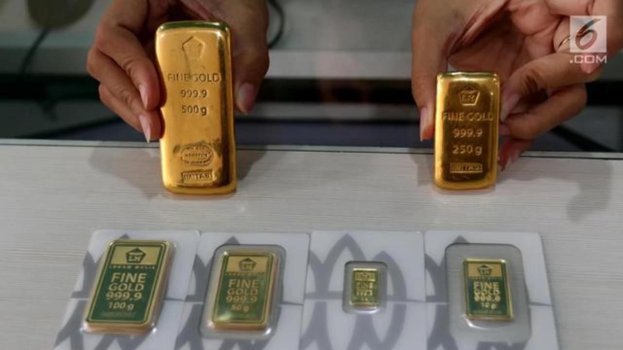 Harga Emas di Pegadaian Turun Tiga Hari Berturut-turut, Hari Ini Dijual Rp2.444.000 per Gram