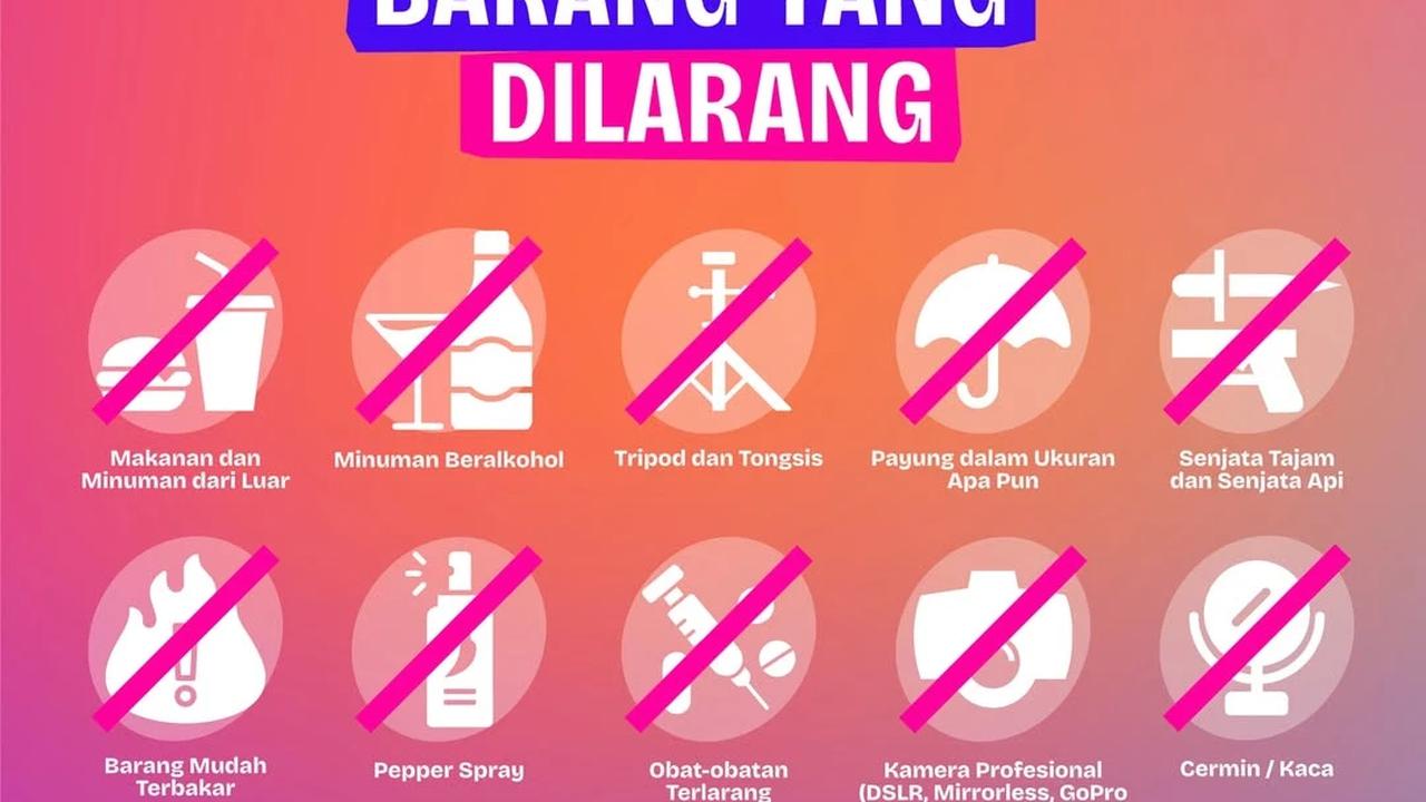 Barang yang Dilarang dan yang Diperbolehkan Masuk Area KLBB Festival 2026