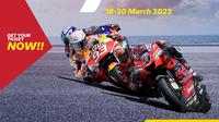 Tiket gelaran MotoGP di Pertamina Mandalika International Street Circuit resmi dijual mulai 6 Januari 2022.