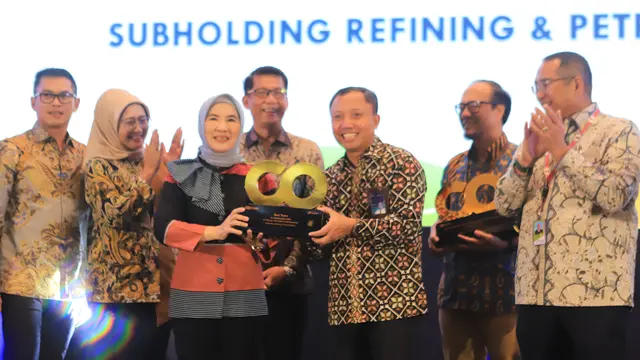 Direktur Utama PT Pertamina (Persero) Nicke Widyawati pada acara Cost Optimization Appreciation Day yang dilaksanakan Rabu (6/3/2024).