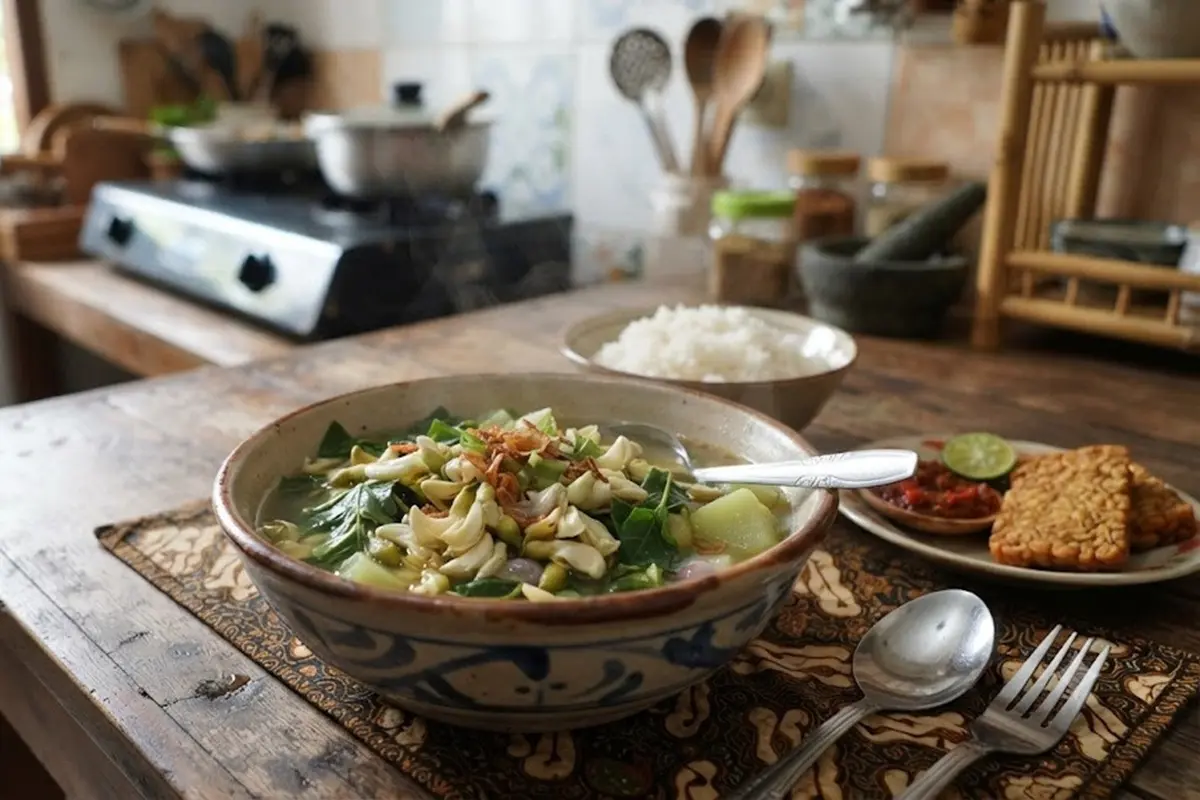 Sayur Bening Bunga Turi