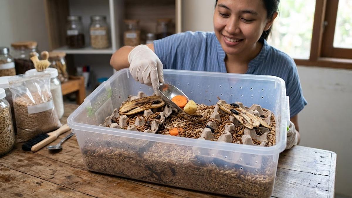 Cara Ternak Ulat Hongkong di Kotak Plastik untuk Pemula, Mudah dan Menguntungkan