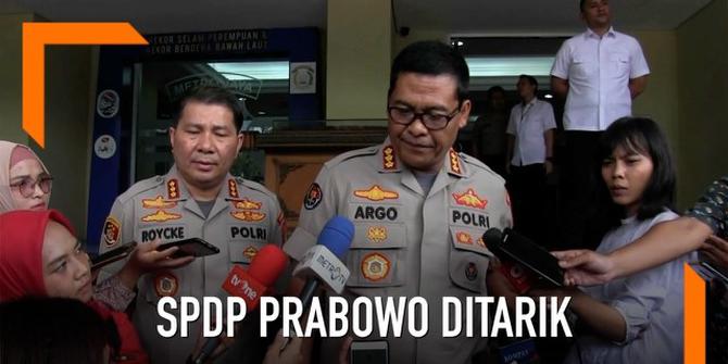 VIDEO: Ini Alasan Polisi Tarik SPDP Prabowo Subianto