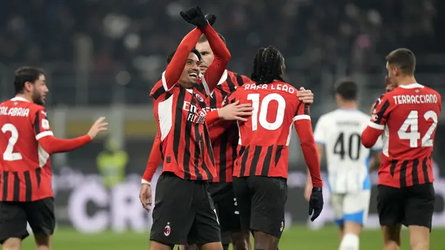 Foto: Selebrasi Dingin Tijjani Reijnders setelah Lesatkan Gol Roket dalam Kemenangan Besar AC Milan atas Sassuolo di Liga Italia