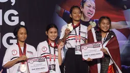 Ajang ini bertujuan untuk menjaring atlet-atlet muda terbaik untuk mengikuti Kejuaraan Dunia Global Association Mixed Martial Arts (MMA) World Championship 2024. (Bola.com/M Iqbal Ichsan)