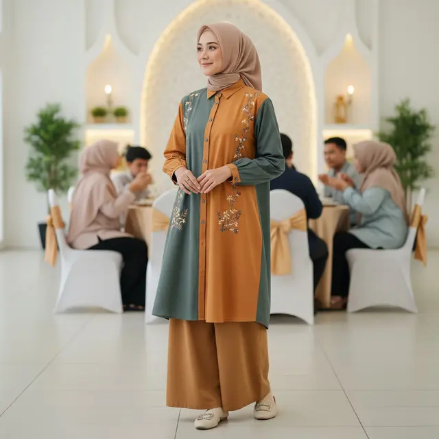 9 Model Tunik untuk Buka Puasa Bersama, Tampil Modis dan Santun