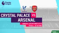 Premier League 2018-2019 Crystal Palace Vs Arsenal (Bola.com/Adreanus Titus)