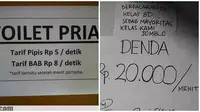 Tulisan Tarif Nominalnya Tidak Jelas. (Sumber: 1cak.com)