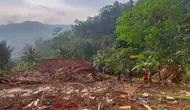 Sebanyak 9 orang dilaporkan hilang akibat banjir dan tanah longsor di Kabupaten Bandung Barat, Jabar. (Liputan6.com/ Dok BNPB)