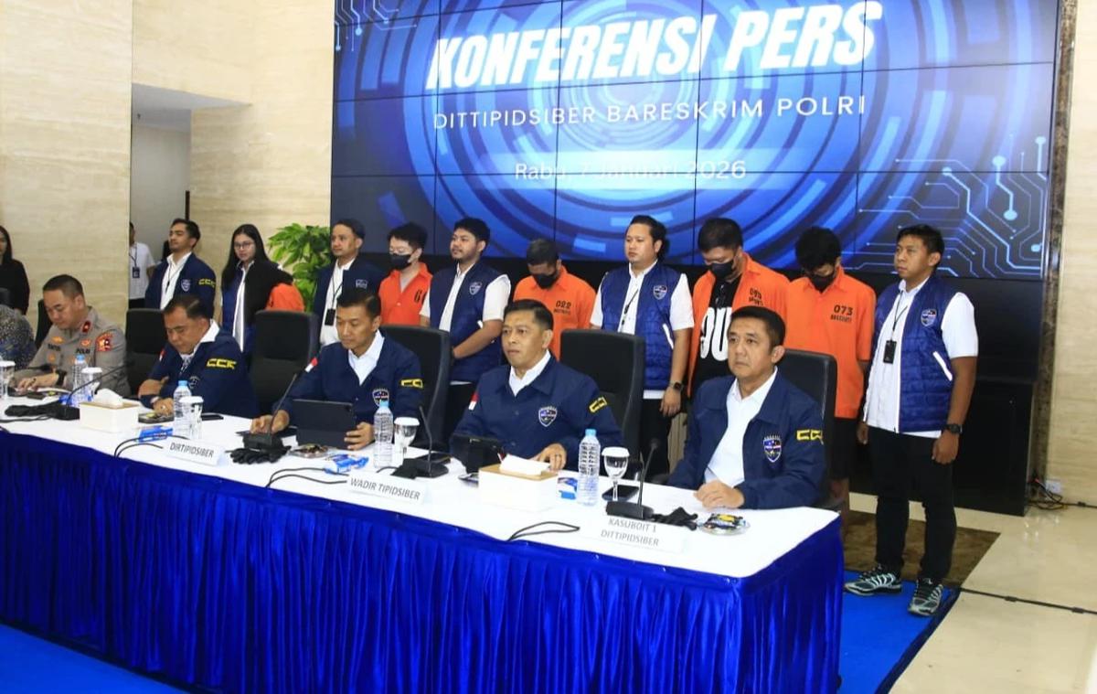 FOTO: Bareskrim Polri Sita Rp 286,2 Miliar dari Penindakan Judi Online 2025