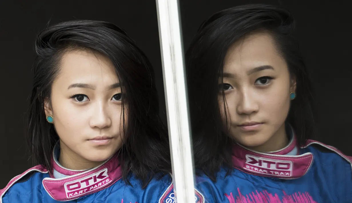 Tahun 2012 dan 2013, Kezia merambah kejuaraan setingkat Asia di Kelas Rotax Max Junior. (Bola.com/Vitalis Yogi Trisna)