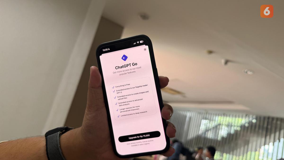 Top 3 Tekno: ChatGPT Go Rilis di Indonesia Tuai Perhatian