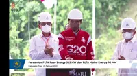Menurut Jokowi, PLTA adalah sebuah proyek masa depan yang mendukung perjuangan dunia menciptakan energi hijau. (Sumber:  Youtube Sekretariat Presiden)