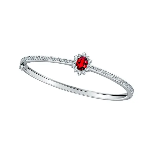Precious Stone Bangle Ruby, Imperial Collection