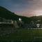 Pemandangan sunset di markas Como 1907, Stadion Giuseppe Sinigaglia. (Dok X @Como_1907)