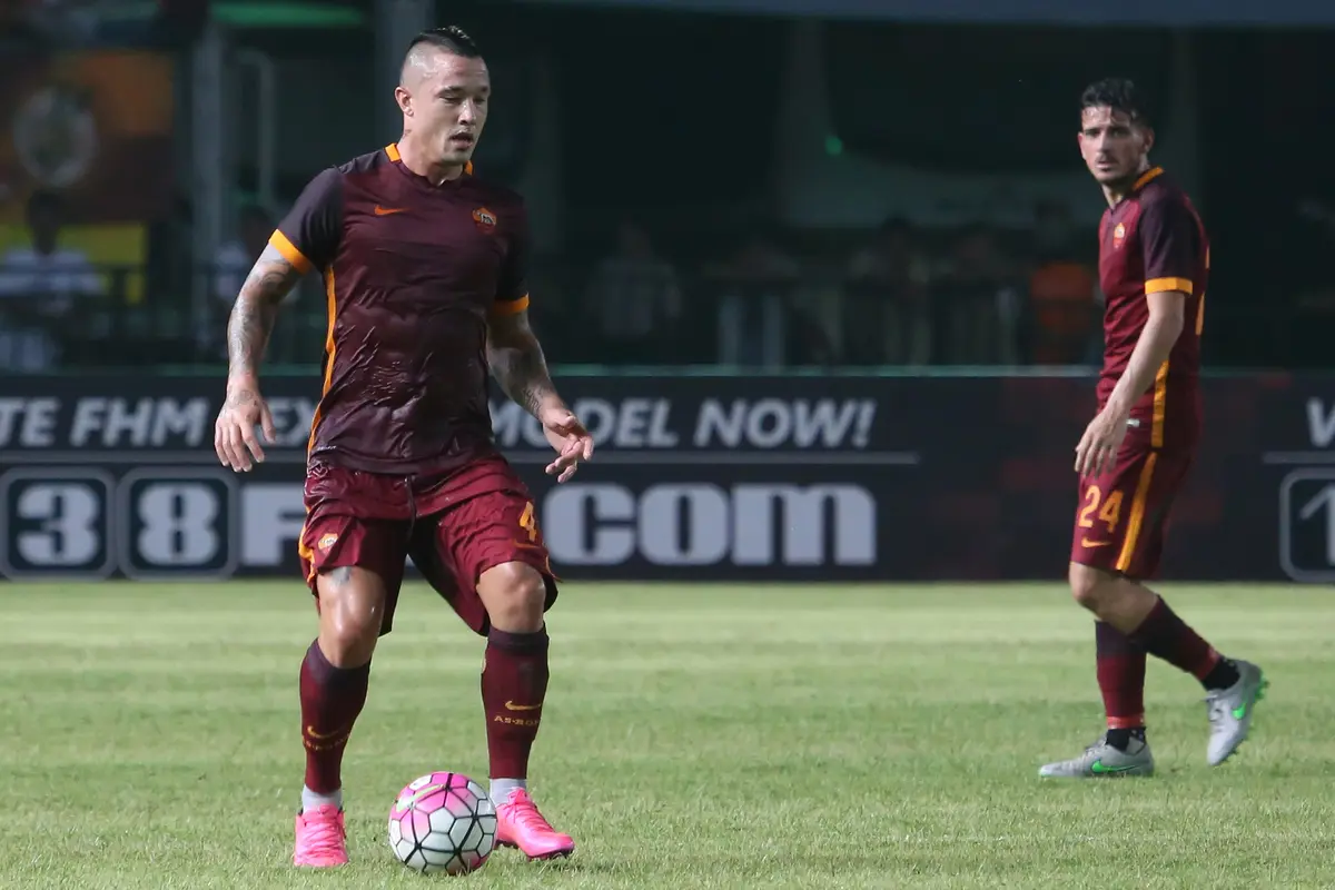 20150725-Aksi Dua AS Roma di SUGBK-Jakarta