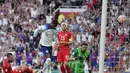 The Three Lions menang 7 gol tanpa balas atas tamunya tersebut. (AP Photo/Dave Thompson)