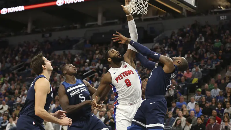 Pistons Kalahkan Timberwolves