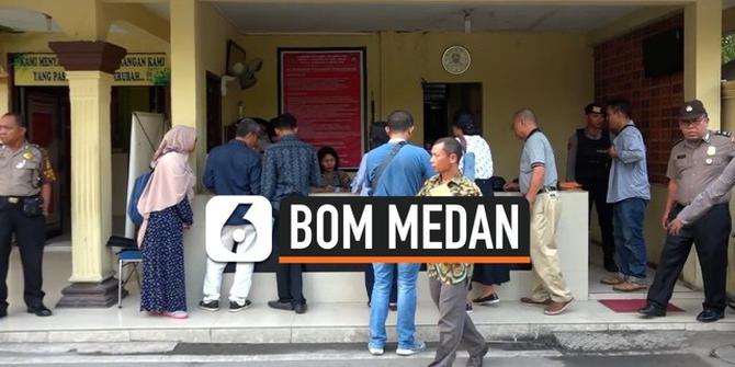 VIDEO: Usai Ledakan Bom, Mapolresta Medan Kembali Normal