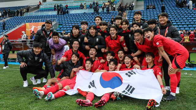 Foto: Menangi Laga Perempatfinal Piala Asia U-20, Dua Tiket Terakhir Piala Dunia U-20 2023 Milik Jepang dan Korea Selatan