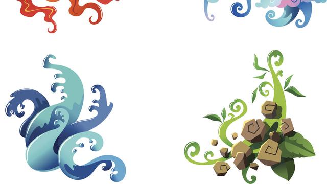 Elemen Api, Air, Tanah, dan Udara (iStock)