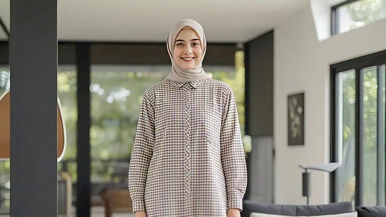 Outfit Simple Hijab Celana
