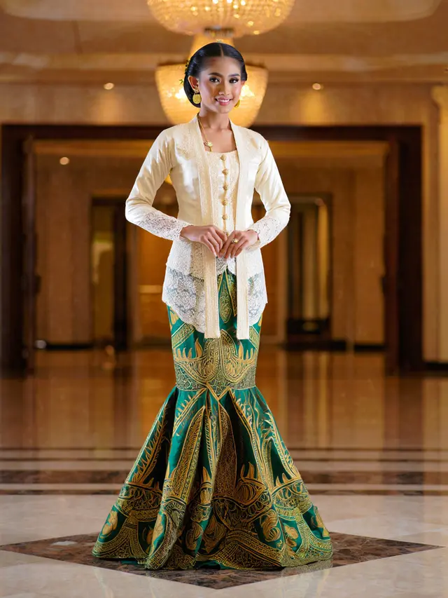 Model Rok Batik Modern untuk Kebaya