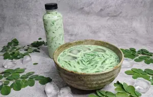 Resep Es Lumut Pandan yang Lembut, Cocok untuk Cuaca Panas