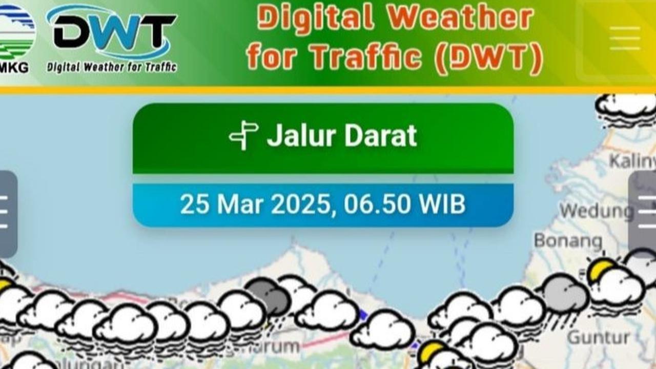 BMKG Sediakan Kanal Informasi Prakiraan Cuaca untuk Mudahkan Pemudik, Begini Cara Aksesnya