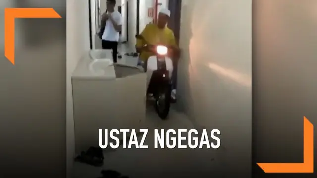 VIDEO: Bangunkan Santri Salat, Ustaz Gunakan Knalpot Bising